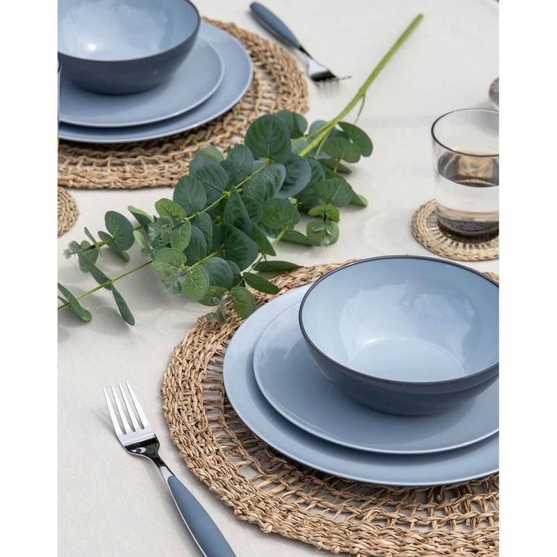 Gimex Vivid Line Tableware Blue 12 Pieces Gimex - Dynamic Drive