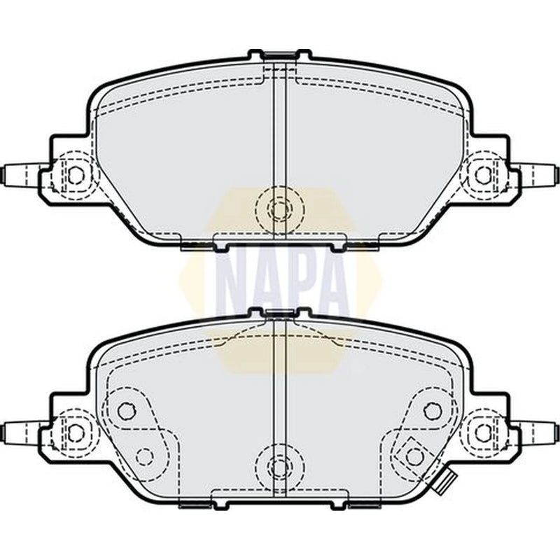 NAPA Rear Brake Pad Set fits Honda Cr-V V 2016-2023 1.5 2.0