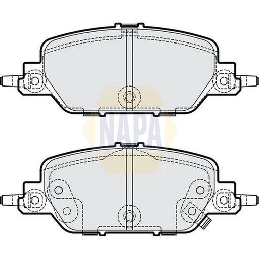 NAPA Rear Brake Pad Set NBP1998
