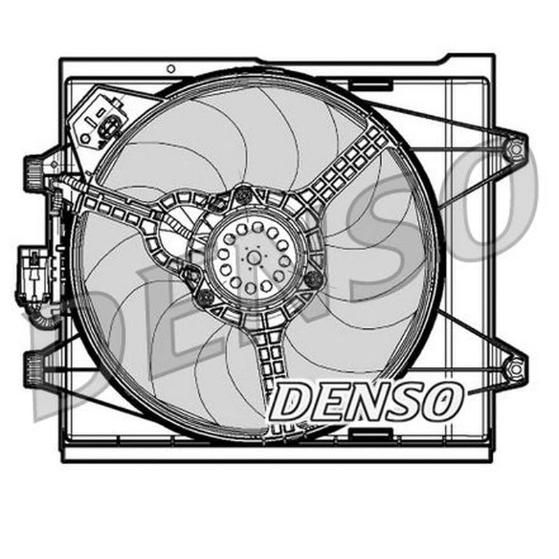 Denso Engine Cooling Fan fits Fiat 500 2007 on 1.2 1.3 1.4