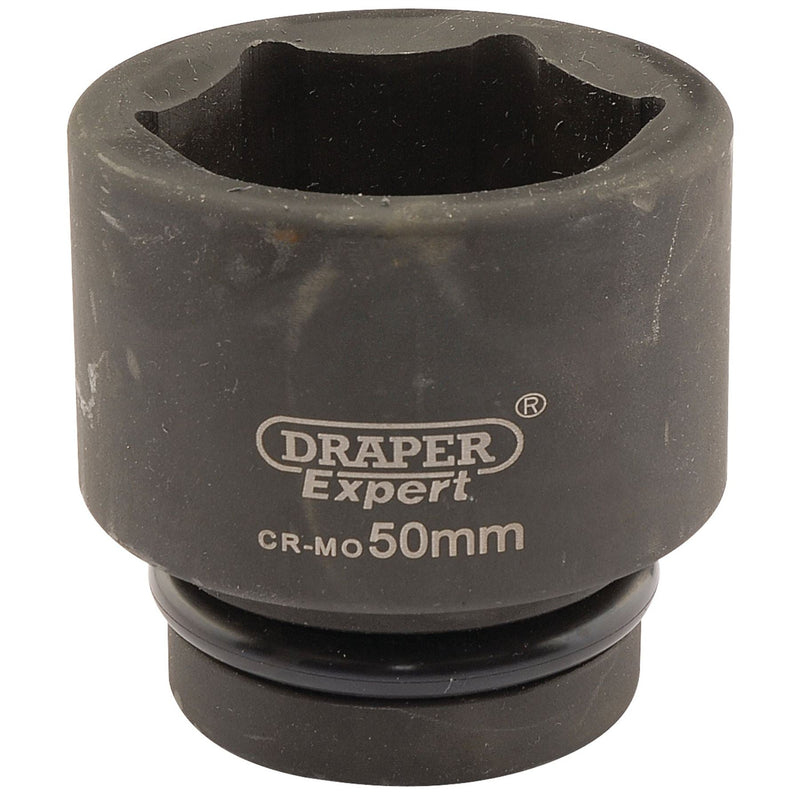 Draper Expert HI-TORQ 6 Point Impact Socket, 1" Sq. Dr., 50mm 05125 Draper - Dynamic Drive
