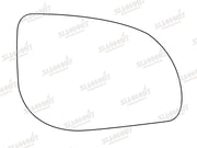 Summit Stick-On Standard Mirror Glass fits Hyundai i10 i20 09 on RHS Summit - Bars 4 Cars