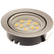 Nickel Recessed LED Downlight Unswitched Nova - Dynamic Drive