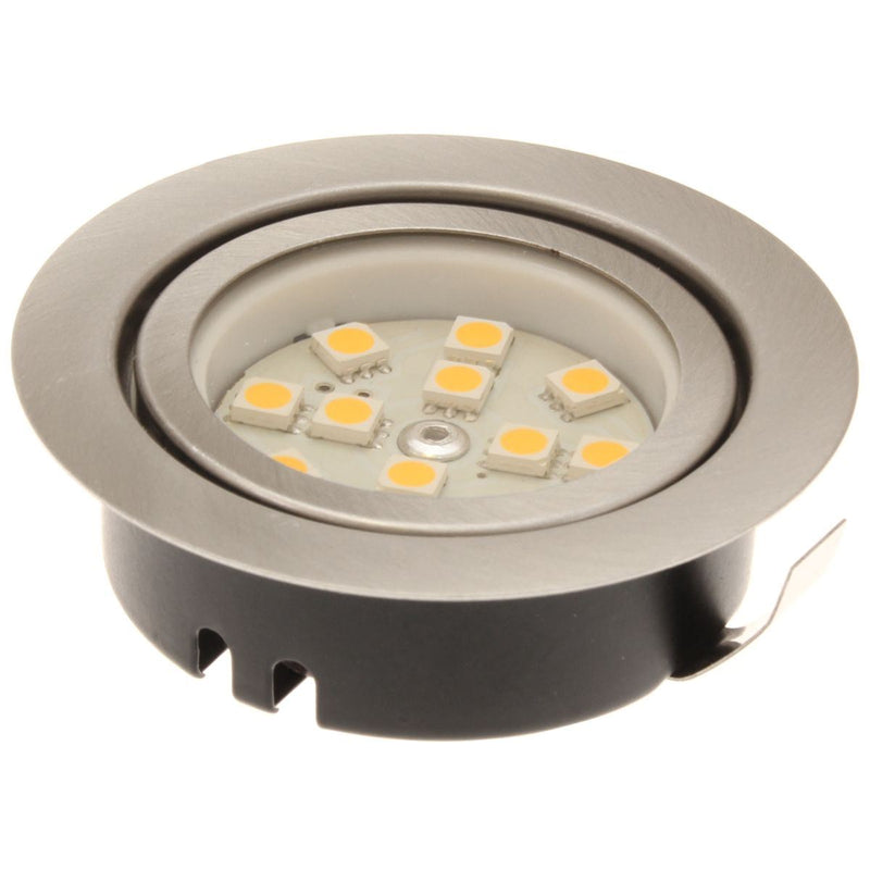 Nickel Recessed LED Downlight Unswitched Nova - Dynamic Drive