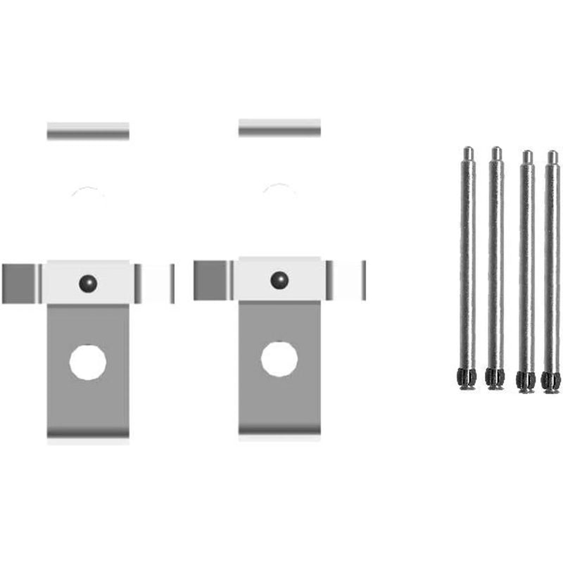 Mintex Brake Pad Accessory Fitting Kit Front fits Citroën C8 2002 on 3.0
