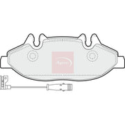 Apec Front Brake Pad Set fits Mercedes-Benz Viano 2003-2007