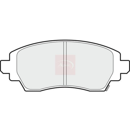 Apec Front Brake Pad Set fits Toyota Corolla 1995-2001 1.4 1.6 1.9