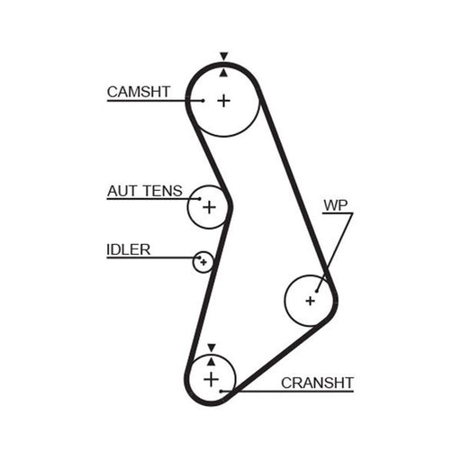 Gates Timing Belt Cambelt 150 Teeth T306RB