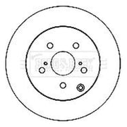 Borg & Beck Rear Brake Discs & Pads fits Toyota Verso 2009-2018 1.6 1.8 2.0 2.2