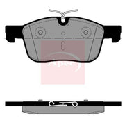 Apec Rear Brake Pad Set fits Polestar Polestar 1 2018 on
