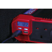 Sealey Power Inverter Modified Sine Wave 1500W 12V DC 230V ~ 50Hz PI1500 Sealey - Dynamic Drive