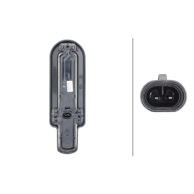 Hella Auxiliary Direction Indicator Lateral Mounting Connectors