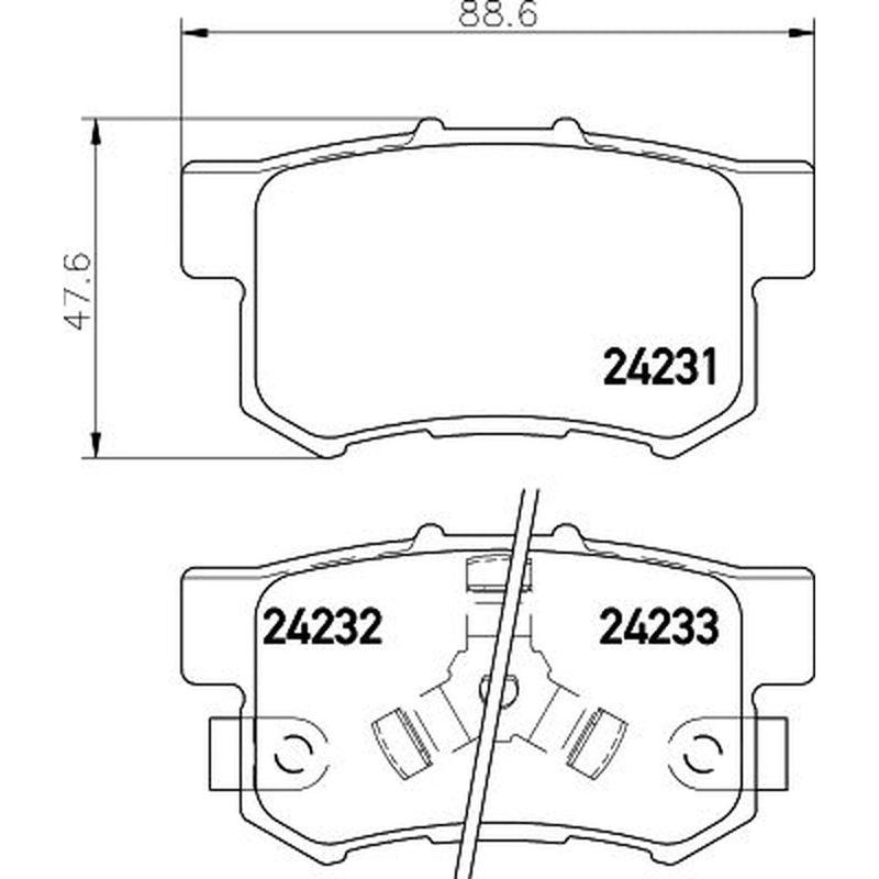DON Rear Brake Solid Discs & Pads fits Honda Stepwgn 2009-2015 2.0