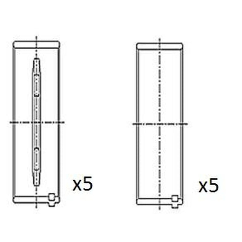 FAI Main Bearing Set 63mm fits Audi A1 2015-2018 1.8