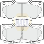 NAPA Front Brake Pad Set fits Toyota Hilux Vigo VII Pickup 2005-2015 2.5 3.0