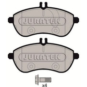 Juratek Front Brake Pad Set fits Mercedes-Benz C-Class 2007-2014
