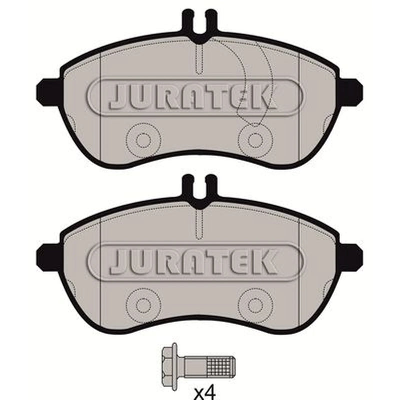 Juratek Front & Rear Brake Discs & Pads fits Mercedes-Benz Slk 2011 on 172.447