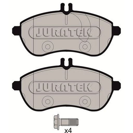 Juratek Front & Rear Brake Discs & Pads fits Mercedes-Benz Slk 2011 on 172.447