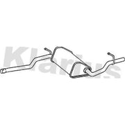 Klarius Box With Centre Pipe Centre fits Audi A4 B7 2004-2008 2.0