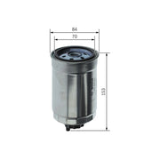 Bosch Fuel Filter Element fits Scania 2 - Series 1981-1987