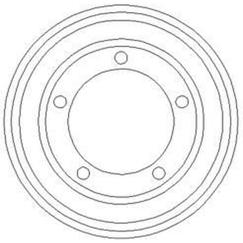 Abtex Brake Drum Assembly Rear fits Ford Transit 2006-2014 2.2
