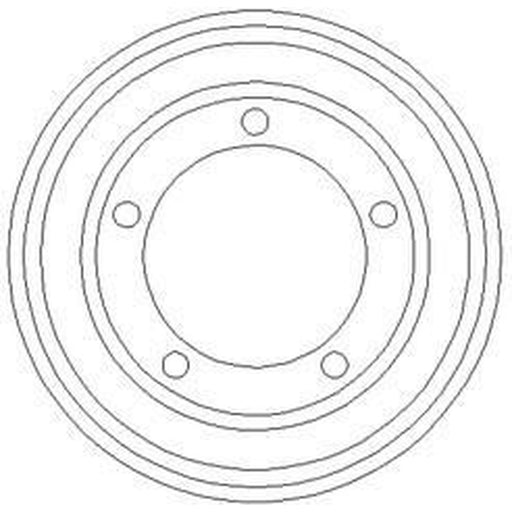 Abtex Brake Drum Assembly Rear fits Ford Transit 2006-2014 2.2