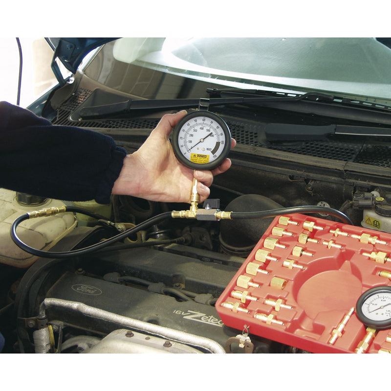 Sealey Fuel Injection Pressure Test Kit VSE210 Sealey - Dynamic Drive