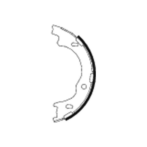 Mintex Parking Brake Shoe Set fits Hyundai I30 2007-2017 1.4 1.6 2.0