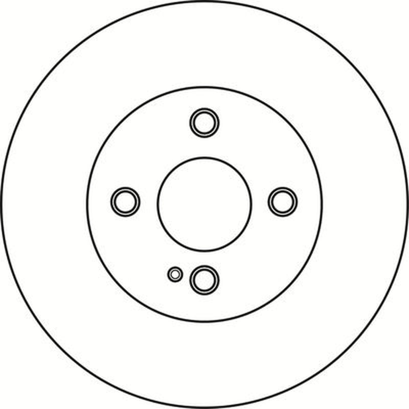 Abtex Front Brake Vented Discs & Pads fits Mazda 2 2007-2015 1.3 1.4 1.5 1.6