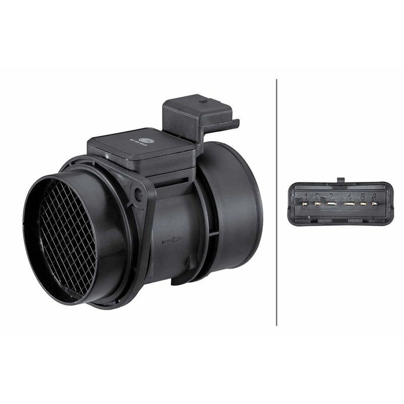 Hella MAF Sensor (Mass Air Flow) fits Nissan Primastar 2001-2003 1.9 2.5