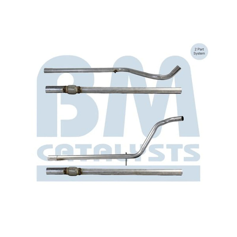 BM Catalysts Exhaust Pipe OD fits Fiat 500 2007 on 1.2