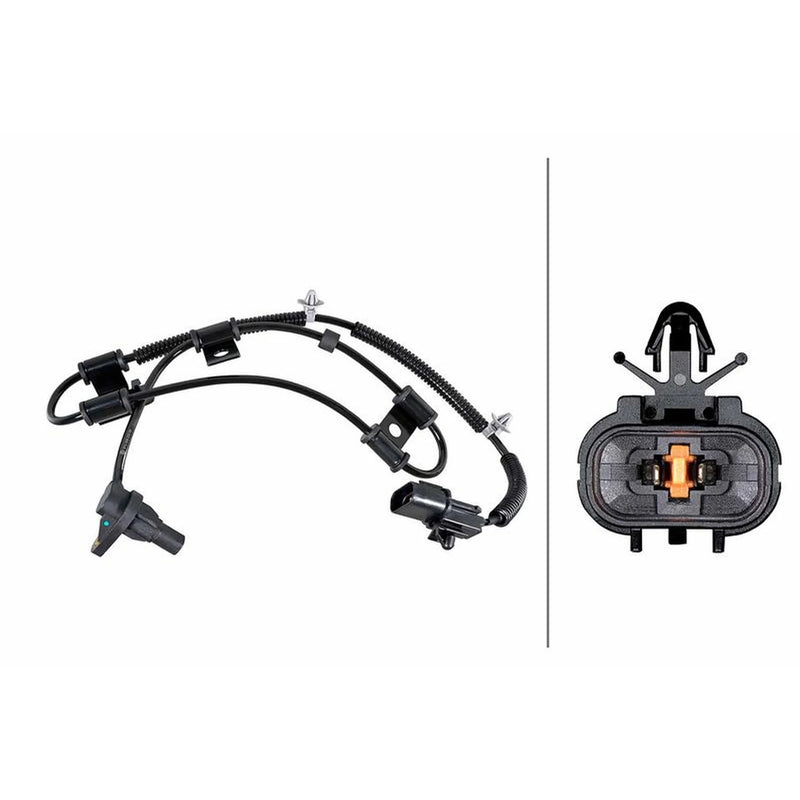 Hella ABS Wheel Speed Sensor Front fits Hyundai Accent III 2005-2010 1.4 1.5 1.6