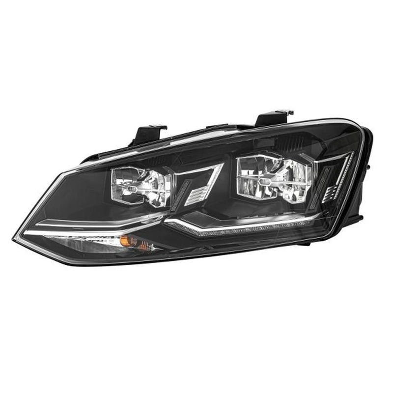 Hella Headlight Headlamp LED Left fits VW Polo V 2009-2022 1.0 1.2 1.4 1.6