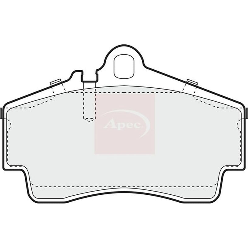 Apec Rear Brake Pad Set PAD1029