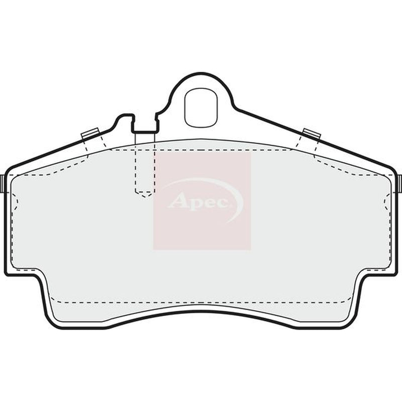 Apec Rear Brake Vented Discs & Pads fits Porsche Boxster 1996-2004 2.5 2.7