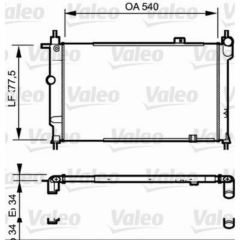 Valeo Engine Radiator 730993