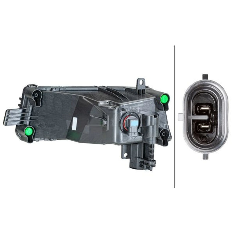 Hella Front Right Fog Light H11 fits VW Touran 2015-2022 1.0 1.2 1.4 1.5 1.6 1.8