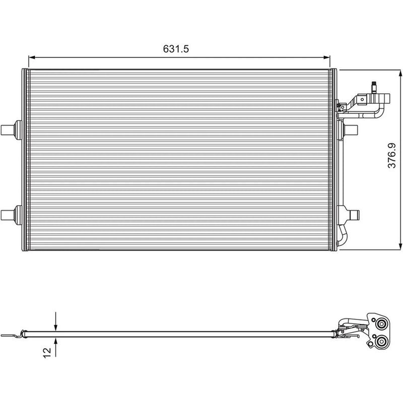 Valeo Air Conditioning Condenser 814323