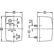 Hella Direction Indicator Light Front