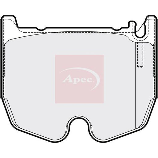 Apec Front Brake Pad Set PAD2181
