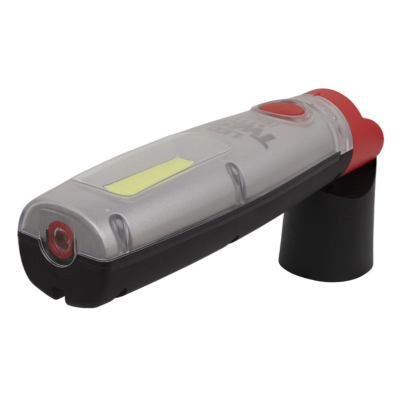 Sealey Rechargeable Inspection Lamp 360 Twist 8W COB LED Light 1000 Lumens Torch Sealey  - Dynamic Drive