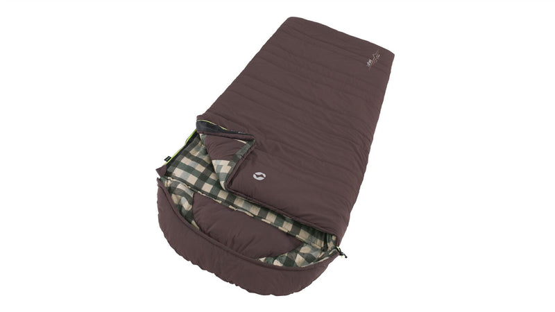 Outwell Camper Supreme Brown Single Sleeping Bag Outwell - Dynamic Drive