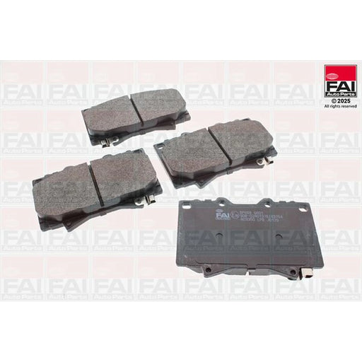 FAI Front Brake Pad Set fits Lexus Lx 1998-2008