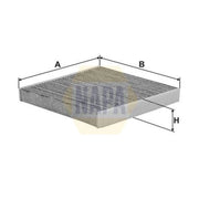 NAPA Cabin Air Filter (Pollen Filter) fits Audi A3 2012-2021