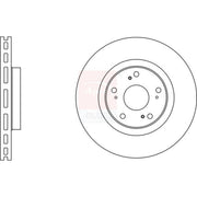 Apec Front Brake Vented Discs & Pads fits Honda Accord VIII 2008-2015 2.0 2.2