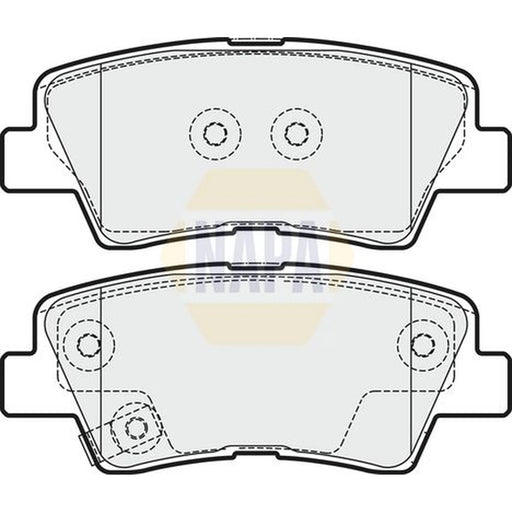 NAPA Rear Brake Pad Set NBP1596