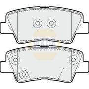 NAPA Rear Brake Pad Set fits Kia Soul I 2009-2014 1.6