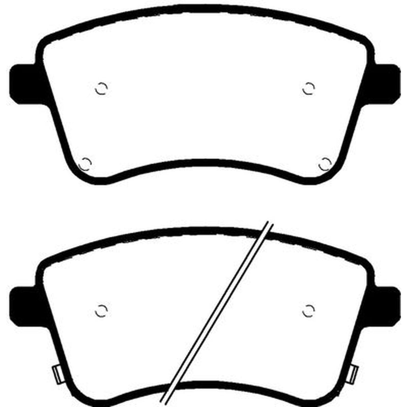 Abtex Front Brake Pad Set fits Kia Venga 2010-2019 1.4 1.6