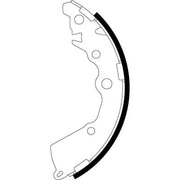 Mintex Brake Shoe Set Axle Kit fits Kia Picanto II 2011-2017 1.0 1.2