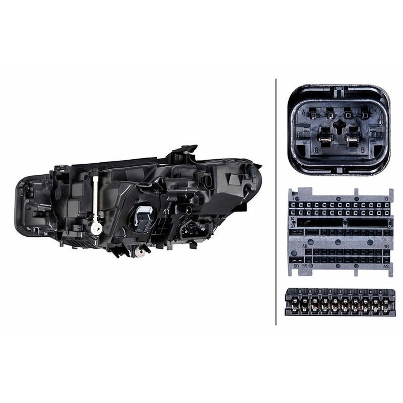 Hella Headlight Headlamp LED Right fits BMW 3 2018-2022 1.6